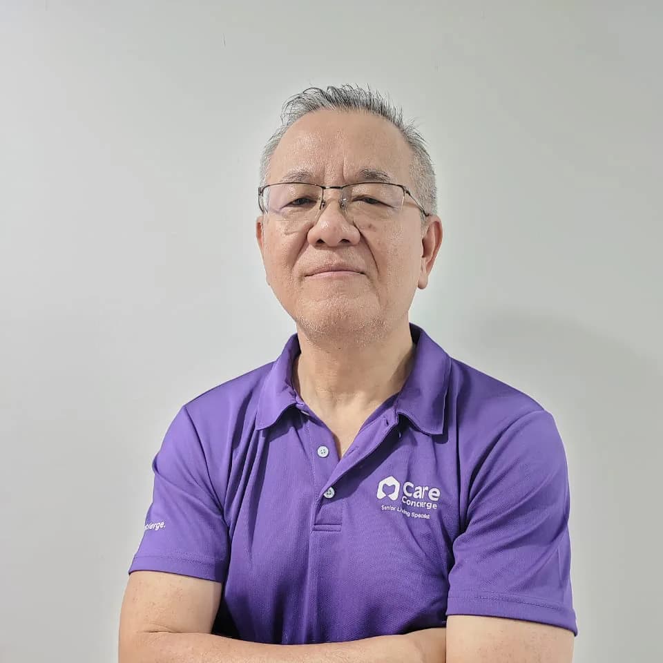 Portrait of Tham Ah Choy, Care Manager