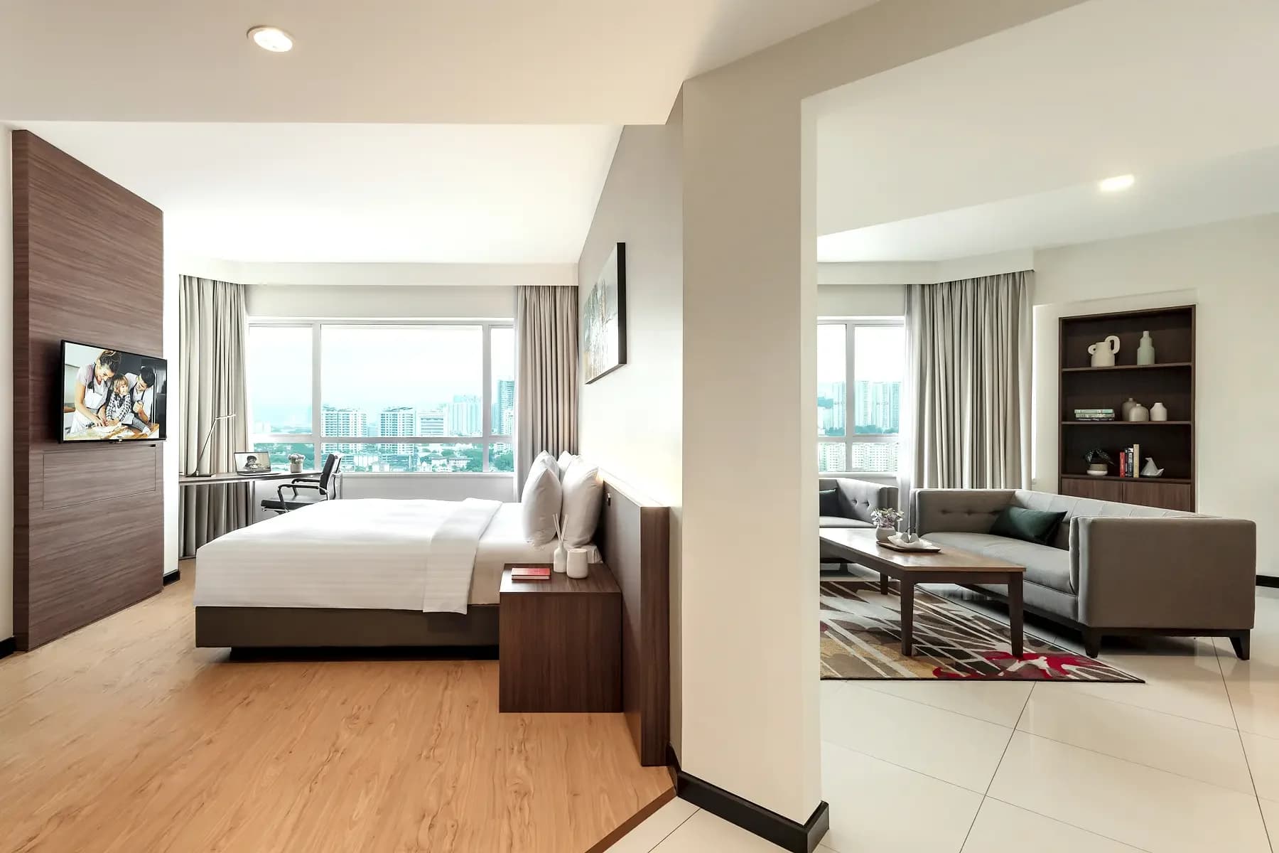 Care Luxe suite at Oakwood Hotel and Residence Kuala Lumpur